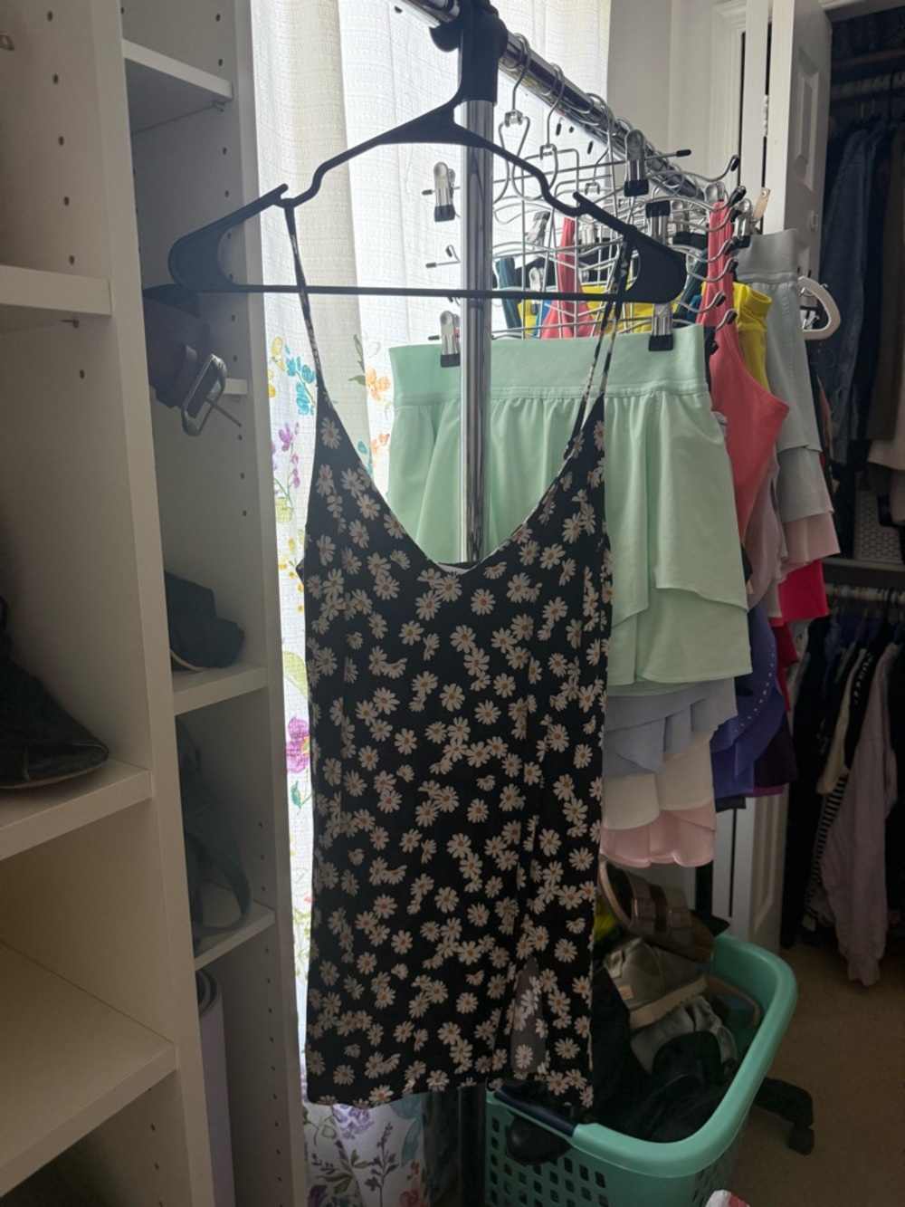 Reformation Marlowe Daisy-Print Slip Dress